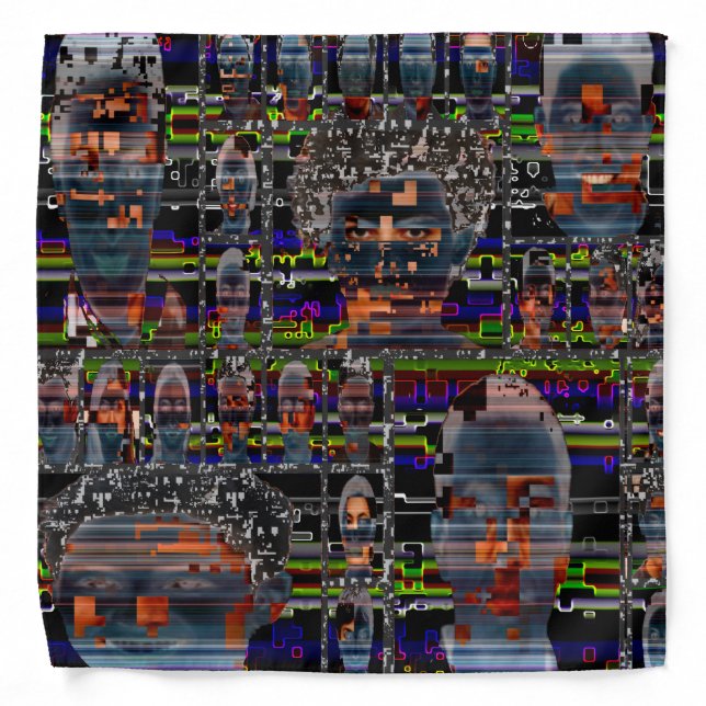 Cyberdazze Hyperface Bandanna #1 Anti Recognition (Front)