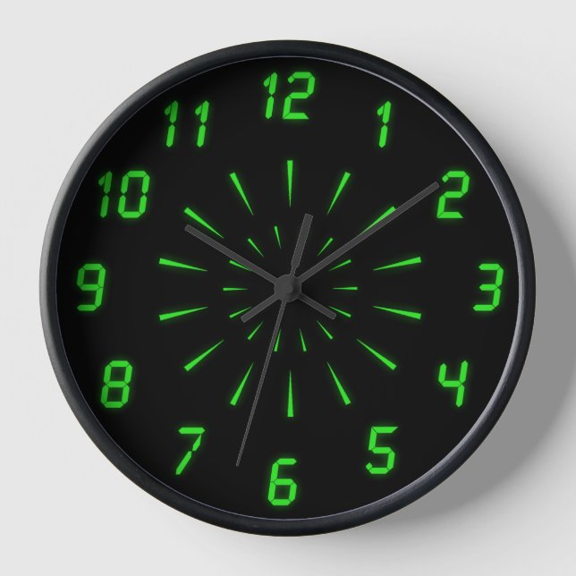Cyberdelic Wall Clock (Front)