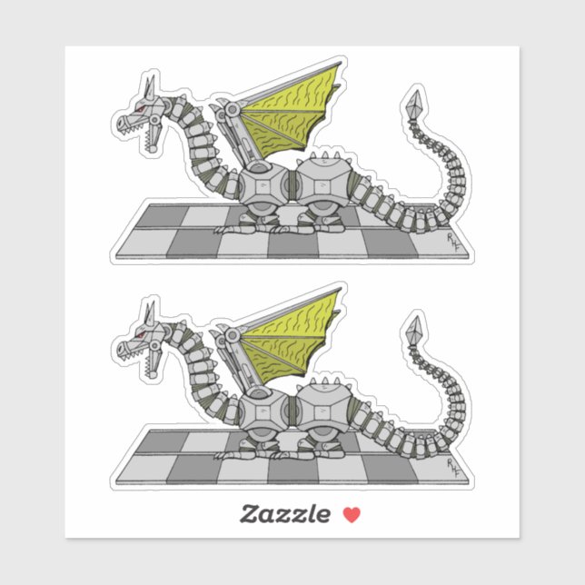 Cyberdragon Sticker (Sheet)