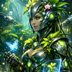 Cyberflora Guardian Jigsaw Puzzle