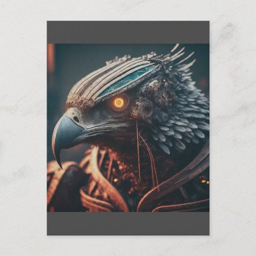 Cybernetic Eagle Postcard