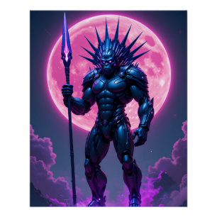 Cybernetic Gorilla Titan Poster