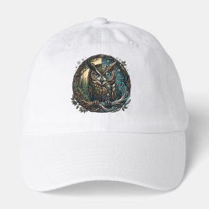 Cybernetic Owl Nature vs Technology Steampunk Hat