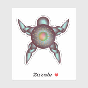 Cybernetic star being sticker