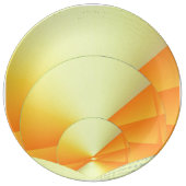 Cybernetic Sunrise Decorative Porcelain Plate (Front)