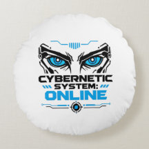 Cybernetic System Online Futuristic Robot Eyes Sci