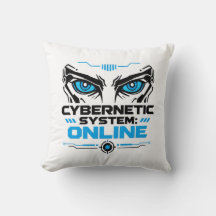 Cybernetic System Online Futuristic Robot Eyes Sci