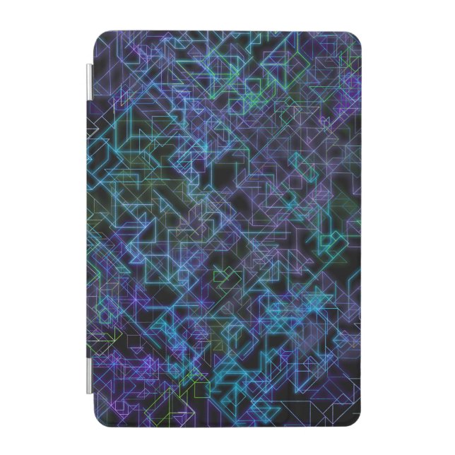 cybernetic veins, in blue and green : iPad mini cover (Front)