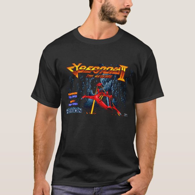 Cybernoid II Title T-Shirt Retro Gaming Amiga (Front)
