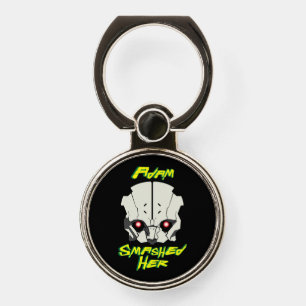 cyberpunk anime edgerunners adam smasher smashed h phone ring stand