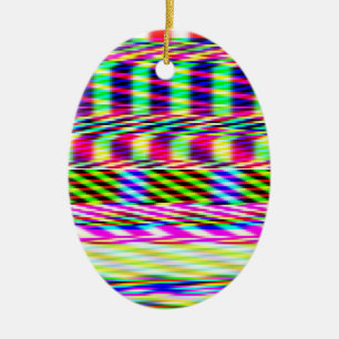 CyberPunk Art (add words) Ceramic Ornament