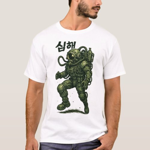 Cyberpunk Astronaut Warrior – Futuristic Space