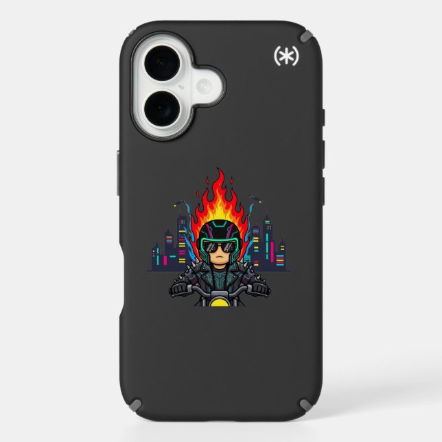 CYBERPUNK BIKE SPECK iPhone CASE (Front)