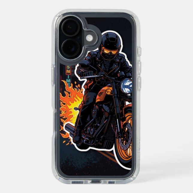 CYBERPUNK BIKE SPECK iPhone CASE (Front (Black))