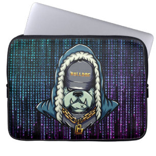 Cyberpunk Bulldog Hacker Sleeve