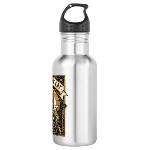 Cyberpunk Cat Cat Cyberpunk Vintage Stainless Steel Water Bottle