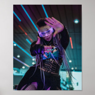 Cyberpunk City Poster