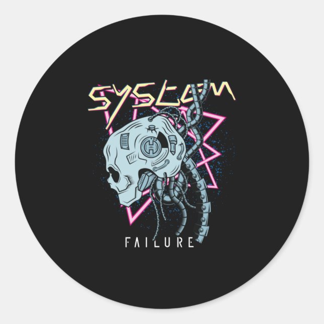 Cyberpunk Classic Round Sticker (Front)