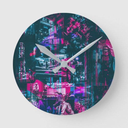 Cyberpunk clock