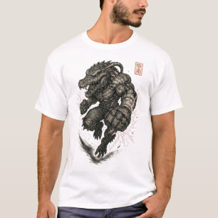 Cyberpunk Crocodile Hunter T-Shirt