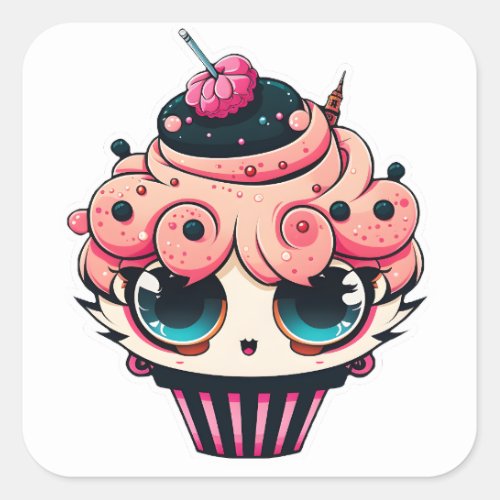 Cyberpunk Cupcakes Sticker