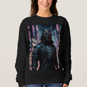 Cyberpunk Demon Samurai Sweatshirt