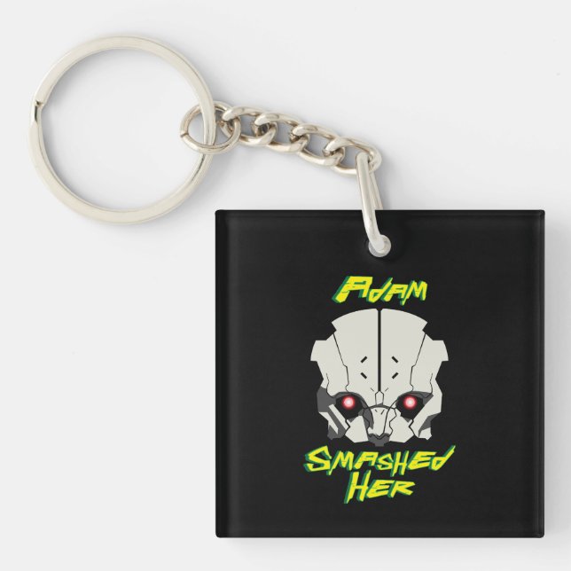 cyberpunk edgerunners adam smasher keychain (Front)