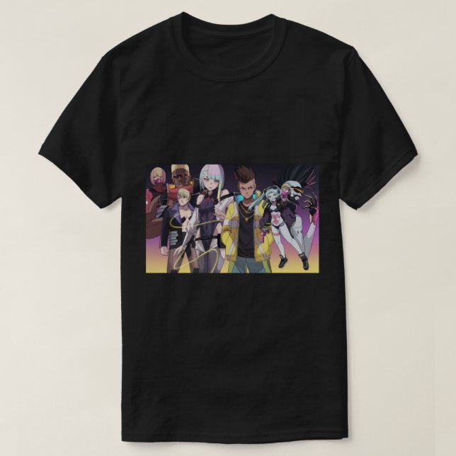 Cyberpunk Edgerunners characters   T-Shirt (Design Front)