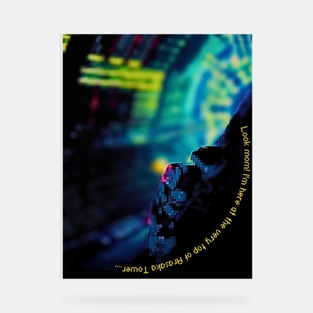 Cyberpunk Edgerunners custom acrylic sign  (Front)