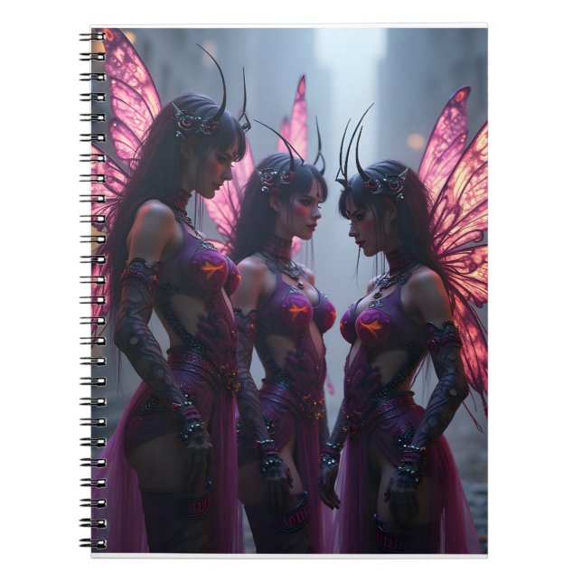 Cyberpunk Faeries Notebook (Front)