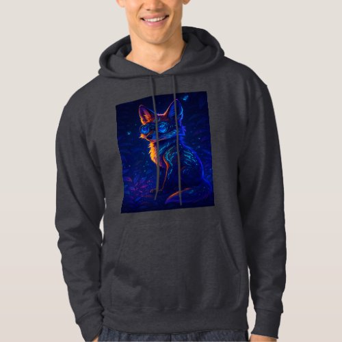Cyberpunk Fox in Neon Jungle – Futuristic Glowing