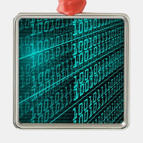 Cyberpunk Futuristic Computer Technology Circuit Metal Ornament