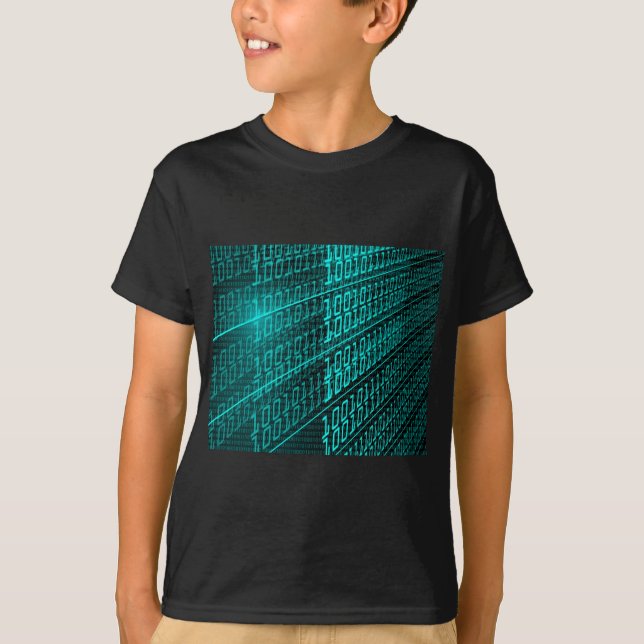 Cyberpunk Futuristic Computer Technology Circuit T-Shirt (Front)