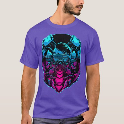 Cyberpunk Gamer T_Shirt