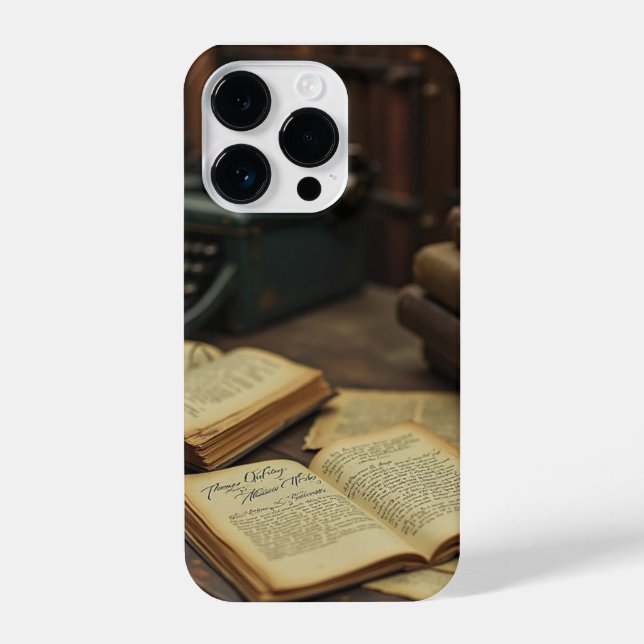 Cyberpunk Glitch iPhone 15 Pro Case – Neon Lights  (Back)