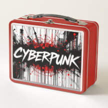 Cyberpunk Graffiti Metal Lunchbox– Streetcode 