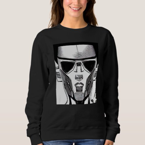 Cyberpunk Hacker Computer Geek design Premium_29 Sweatshirt