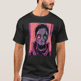 Cyberpunk Hacker Computer Geek design Premium_2 T-Shirt
