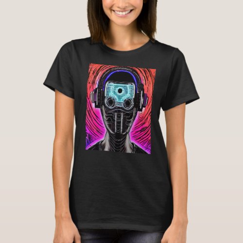 Cyberpunk Hacker Computer Geek design Premium_31 T_Shirt