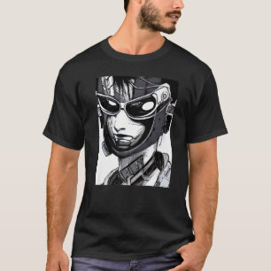 Cyberpunk Hacker Computer Geek design Premium_8 T-Shirt