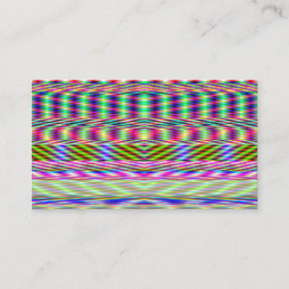 Cyberpunk Javascript Colortable ART Business Card
