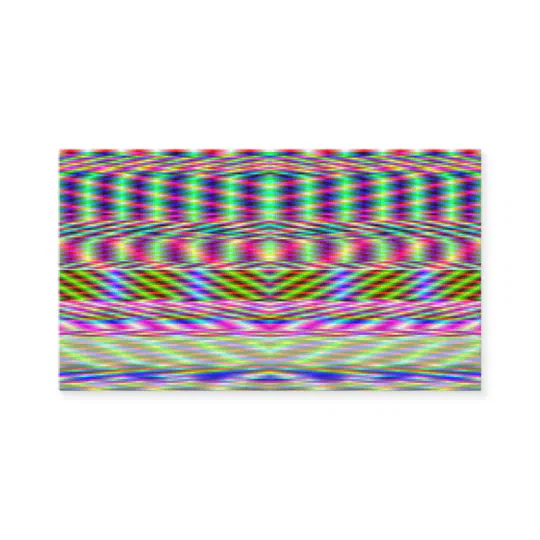 Cyberpunk Javascript Colortable ART Business Card