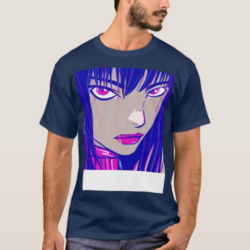 cyberpunk lady ecopop lust women art T_Shirt