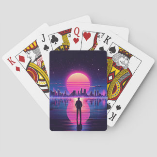 Cyberpunk Man Poker Cards