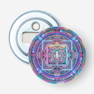 Cyberpunk Mandala Bottle Opener