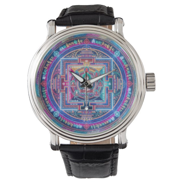 Cyberpunk Mandala Watch (Front)