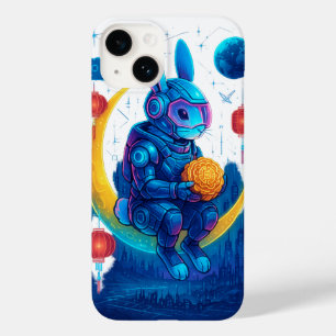 Cyberpunk Moon Rabbit – Mid-Autumn Festival Case-Mate iPhone 14 Case