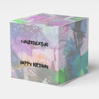Cyberpunk Neon Favor Boxes