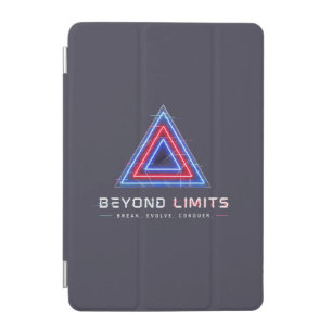 Cyberpunk Neon Glitch Triangle iPad Case