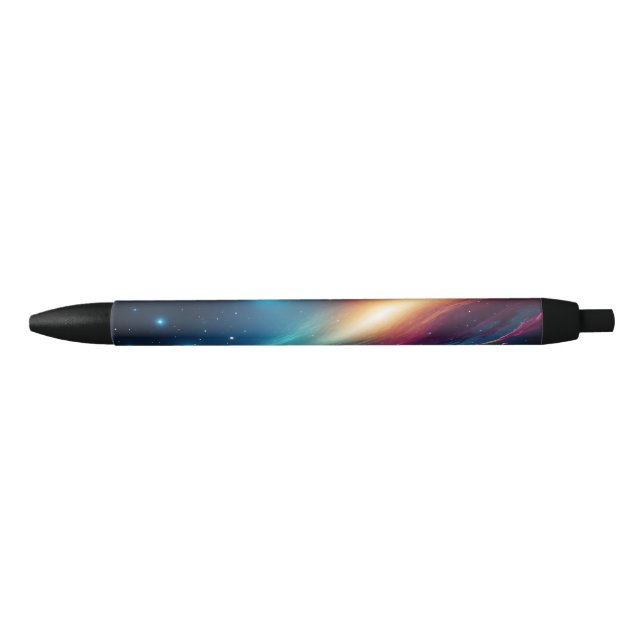 Cyberpunk Neon Glowing Nebula Abstract Space Fluid Pen (Front)